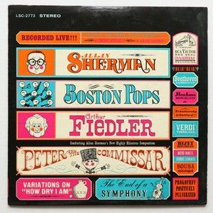 Allan Sherman / Boston Pops Orchestra - Peter and the Commissar - LP LSC-2773